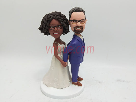 cake topper ,wedding cake topper Personalized cake topper,wedding bobble head Wedding anniversary gift,Valentine's Day present,Lovers anniversary,Weightlifting topper sports bobblehead ,bobble head with dogs