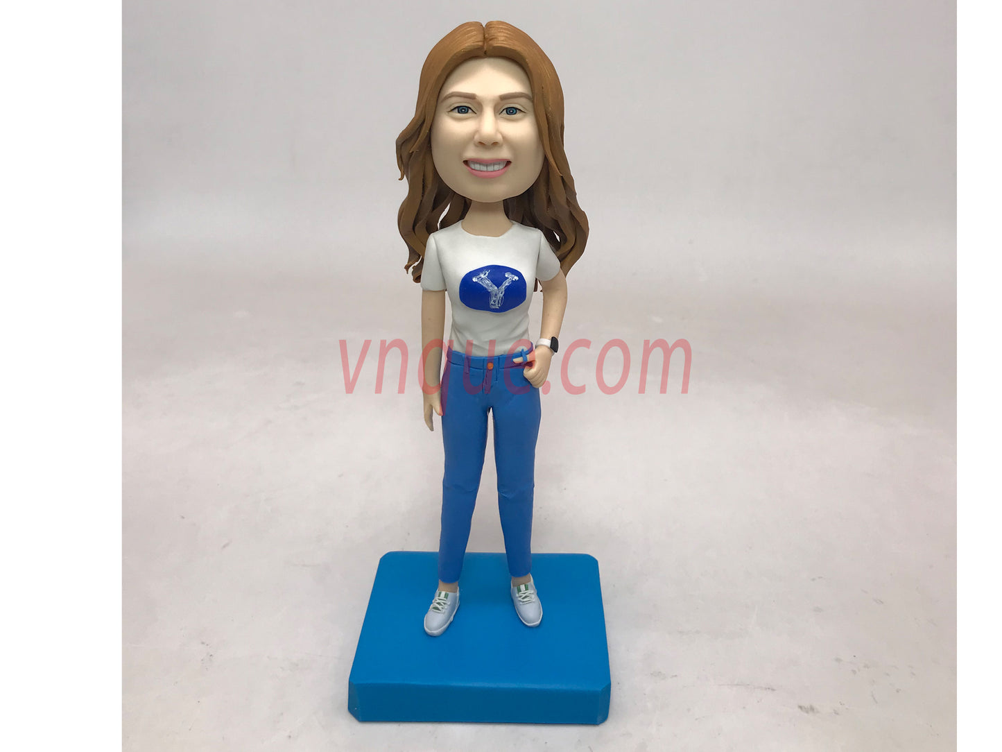 single bobble head,cake topper,Personal customization cake topper,bobble head,birthday gift,Valentine's Day present,Lovers anniversary,Weightlifting topper sports bobblehead ,bobble head with dogs