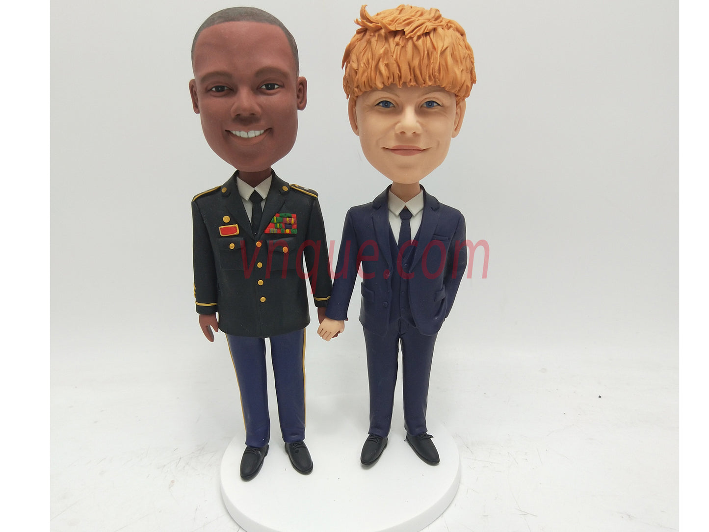 Gay Wedding Toppers , 2 grooms cake topper,Custom bobblehead,gay cake topper,gay man wedding, gay cake,gay wedding